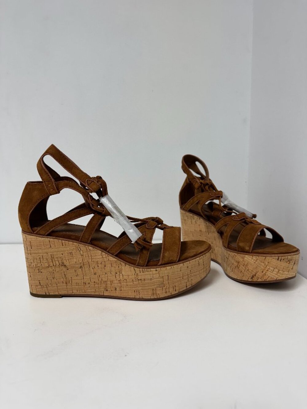 FRYE Heather Gladiator Wedge Sandals NEW - Picture 3 of 8